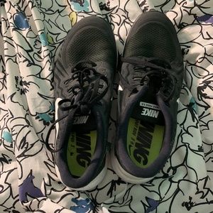 Slightly Used Black Nike Running Shoes
